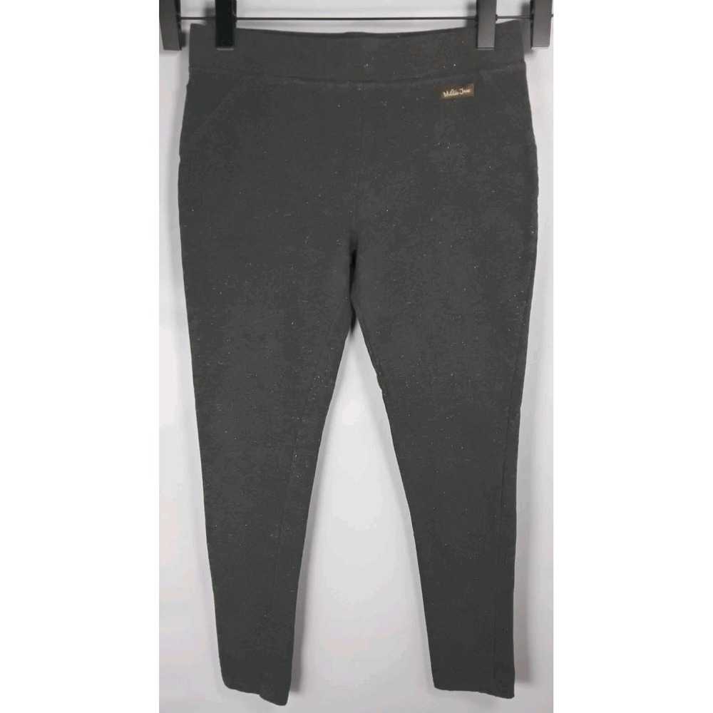 Matilda Jane Leggings‎ Womens Large Gray Sparkle Metalic Winter Holidays